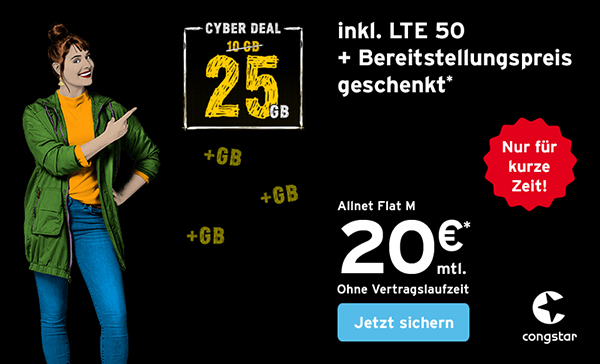 congstar cyber weekend